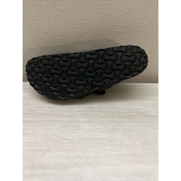 Birkenstock Mayari Shearling Sandals Womens 38 / US 7 Black Buckle Straps - Picture 6 of 12